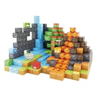 Blocs de construction magnétiques puissants, cubes magnétiques 3D, ensemble de mosaïque professionnel pour enfants, jeu d'entraînement sensoriel et logique