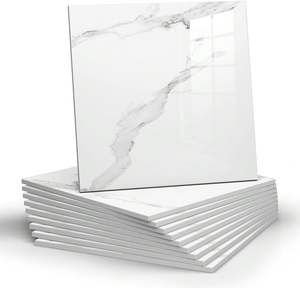 Carreaux de sol en porcelaine blanche vitrifiée en cristal 60x60 de Chine - Product Image 1