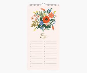 Ourwarm — <span class=keywords><strong>calendrier</strong></span> d'abonnement à fleurs personnalisé, grand caleçon mensuel, de bureau ou mural, agenda grand format - Product Image 4