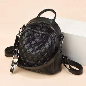 Mochila de Viaje de Doble Uso, Gran Capacidad, Impermeable, para Mujer, con Cierre de PU, Correa de Hombro Arqueada, para la Escuela, para Mamá, Suave - Product Image 2