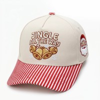 Cappellini da Baseball Ricamati con Motivo Leopardato per Natale, per Uomo e Donna, Personalizzazione Disponibile con MOQ Basso e Consegna Rapida