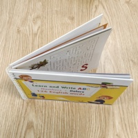 Livre occupé pour enfants imprimé en usine 74pg Spiral Hardcover avec couverture rigide Early Education Alphabet Writing Practice