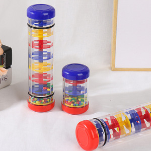 Instrumento de Percusión Orff al por Mayor, Tubo de Sonido de Lluvia de Plástico de 9 CM, Instrumentos Musicales, Sonajero de Tubo de Arena de Plástico para Bebé - Product Image 2
