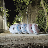 Roues de patins à roulettes en ligne EACH W-87, haute élasticité, résistantes à l'usure, en PU, électriques, avec étincelles lumineuses