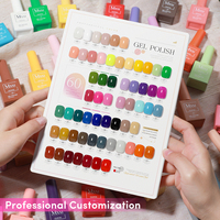 Lot de 60 couleurs de vernis à ongles gel 15 ml en gros – Kit gel UV néon et nude pour marque privée – Ensemble de vernis permanent