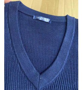 Pulls en laine tricotée bleu marine DFU109 pour étudiants, sportifs, hommes, tactiques, avec épaulettes et coudières renforcées - Product Image 3