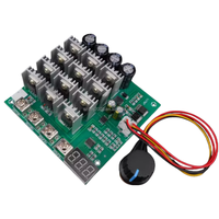 Régulateur de vitesse de moteur CC PWM haute puissance 60A, échelle numérique, table de positionnement précis, 12V24V36V