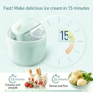 Machine à glace automatique en 15 minutes, mini, prise EU/US, pour gelato maison rapide pour enfants et adultes - Product Image 2