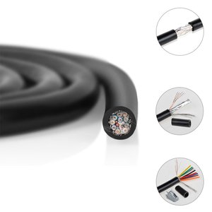 Cable coaxial de puerto serie RS232 DB9 de 9 pines, PVC negro, RJ45 8p8c, hembra, Cat5, consola LAN <span class=keywords><strong>Ethernet</strong></span>, par trenzado para Monitor - Product Image 4