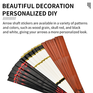 SPG Archery Wraps Sticker Carbon Arrow Shaft Crest DIY Universal Termocontraíble Adhesivo Accesorios de protección - Product Image 4