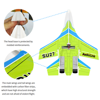 Radiolink Avión RC Modelo SU27 de 8 Canales con Control Remoto y Controlador de Vuelo, Aeronave de Ala Fija