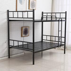 Lit superposé moderne pour adultes, structure en fer <span class=keywords><strong>à</strong></span> 2 étages avec échelle, gain <span class=keywords><strong>de</strong></span> place, lit mezzanine durable pour hôtel et usage domestique - Product Image 5