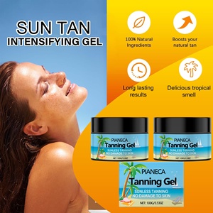 Acelerador de bronceado Gel de bronceado <span class=keywords><strong>Crema</strong></span> aceleradora (Coco) Gel de bronceado <span class=keywords><strong>hidratante</strong></span> blanco - Product Image 2