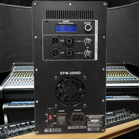 2024 nouveau lancement produits Audio professionnels SPM2000A-SUB DSP haut-parleurs de caisson de basses plaque métallique active sortie haute puissance 2000W