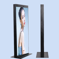 Espejo Mágico Interactivo de 55 Pulgadas con Pantalla 3D, Espejo Virtual con IA, Pantalla Táctil AR Todo en Uno, Pantalla Publicitaria