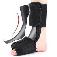 Orthèse de soutien du pied, attelle dorsale pour pied tombant, attelle de maintien de la cheville, fixation pour étirement du fascia plantaire, fermeture auto-agrippante en néoprène