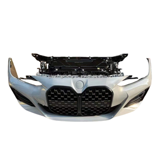 Para <span class=keywords><strong>BMW</strong></span> 4 Series <span class=keywords><strong>I4</strong></span> G26 <span class=keywords><strong>M</strong></span> Sport Kit Nuevo Parachoques Delantero Trasero Parrilla Radiador Reemplazo ABS Plástico Embellecedor Estado Usado - Product Image 3