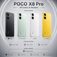 POCO X8 Pro Version Globale 2026 Nouveau Smartphone 5G Original Charge Rapide 120W Écran OLED 6,7 pouces 120Hz Téléphone de Jeu Android MI