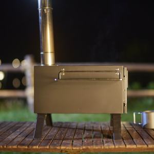 תנור עץ חיצוני נייד כיריים תרמילאים תנור לפיקניק חיצוני - Product Image 2