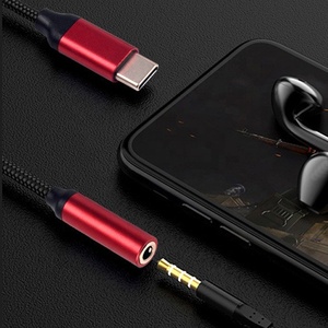 <span class=keywords><strong>Adaptateur</strong></span> audio pour casque Cantel Nylon DAC, <span class=keywords><strong>adaptateur</strong></span> audio USB-C <span class=keywords><strong>vers</strong></span> 3,5 mm, convertisseur auxiliaire type C pour casque - Product Image 3