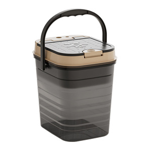 <b>Tea</b> Bucket Square <b>Plastic</b> With Lid Leak Proof For Kung Fu <b>Tea</b> <b>Set</b> Accessory Afternoon <b>Tea</b> Use - Product Image 4
