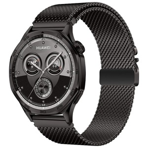BEEFLYPOWER <span class=keywords><strong>Correa</strong></span> de Reloj de Acero Inoxidable Milanesa de 22 mm con Hebilla de Paracaídas, para Huawei <span class=keywords><strong>Watch</strong></span> GT5 46mm GT4 - Product Image 4