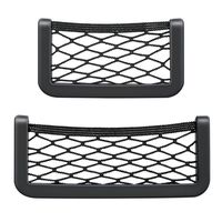 Organisateur de voiture universel Tenghui SJ en maille élastique de polyester avec cadre ABS pour ranger téléphone, clés et autres objets