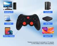 Control de Juego Portátil Multiplataforma X3S, Gamepad Inalámbrico Recargable para Teléfono Móvil, Switch, 2 PC, PS4