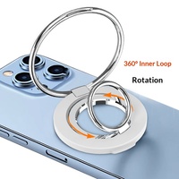 Support de téléphone magnétique double face personnalisé avec anneau rotatif, support de voiture et support de bureau, modèle MP-43 OEM ODM