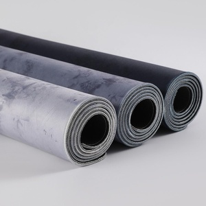 사용자 정의 대형 마우스 패드 일반 시멘트 회색 책상 패드 방수 XXL 고무 스티치 가장자리 책상 매트 게임 마우스 패드 회색 승화 - Product Image 2