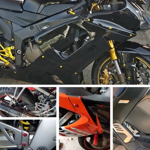 Accessoires de moto pour <span class=keywords><strong>Honda</strong></span> <span class=keywords><strong>VFR</strong></span> <span class=keywords><strong>750</strong></span> 1990-1997 1996 1995 1994 VFR750, boulons de carénage complets, vis de carrosserie - Product Image 6