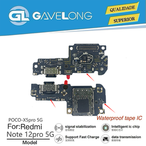 Tùy Chỉnh Điện Thoại Di Động Sạc Cổng Điện Thoại Di Động Sạc Cổng Flex Flex Sạc Cổng Đối Với Xiaomi Redmi Lưu Ý 12 Pro 5G - Product Image 2