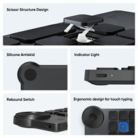 BSSY)XPPen Clé de raccourci sans fil Bluetooth 5.0 avec touches personnalisables pour tablette graphique, stylet, écran et moniteur