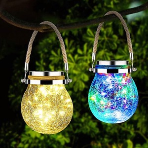 Lámpara Solar LED con Forma de Bola, Resistente al Agua IP65, Luces Solares para Exteriores, Decoración de Jardín y Villa, Iluminación Ambiental - Product Image 2