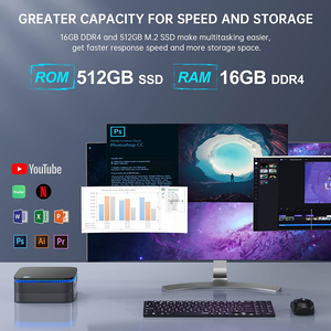 โปรเซสเซอร์ Intel N97ขนาดเล็ก Alder Lake PC ใช้พลังงานต่ำ AK1plus การเล่นเกมพีซี yutemin บรรจุภัณฑ์ที่ยอดเยี่ยมสำหรับเดสก์ท็อปและไม่ลดความเสียหาย - Product Image 6