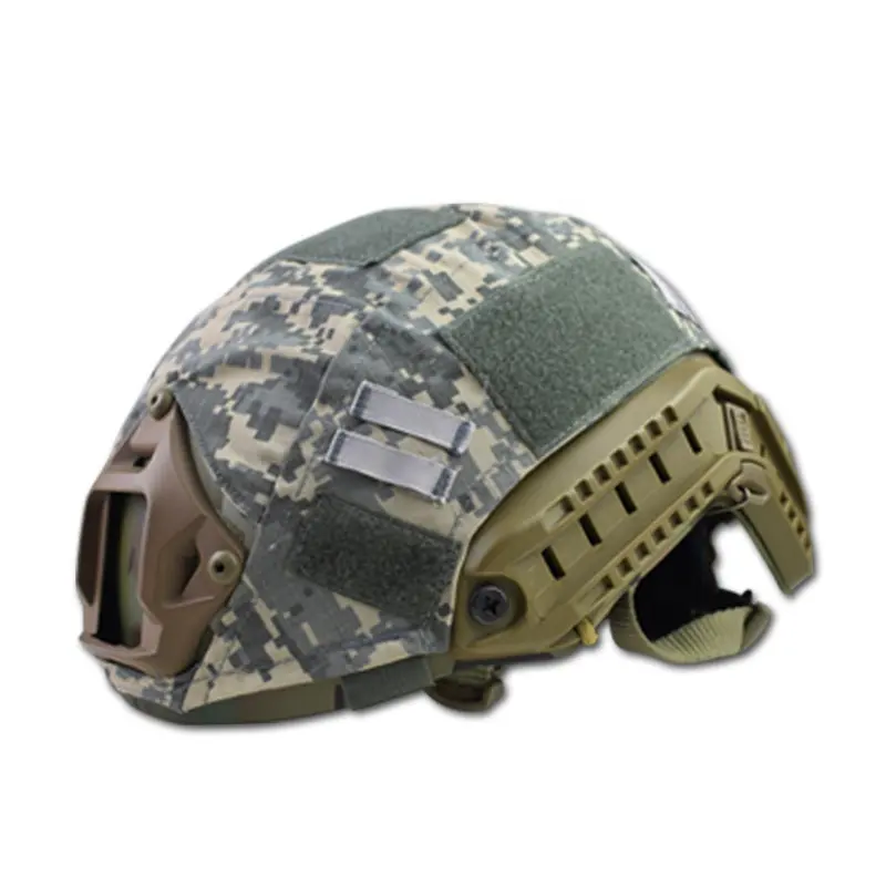 Tissu tactique de couverture de casque rapide de camouflage de CP pour la version rapide de casque de MH PJ