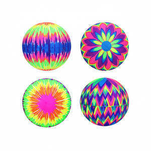 Pelota de Playa Inflable Tie-Dye de 9 Pulgadas y 70G, 144 Piezas/Caja, Modelo 375812, Ideal para Diversión al Aire Libre - Product Image 2