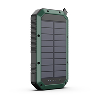 Banque d'alimentation solaire étanche IPX5 avec lumière d'urgence à 36 LED pour utilisation en extérieur