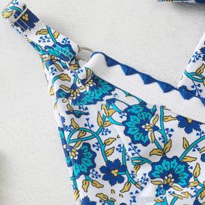 Traje de Baño de Dos Piezas para Mujer, Diseño de Bikini Estampado, Sujetador Push-Up, Estilo de Braguita de Baño para Playa o Piscina, Directo de Fábrica - Product Image 3