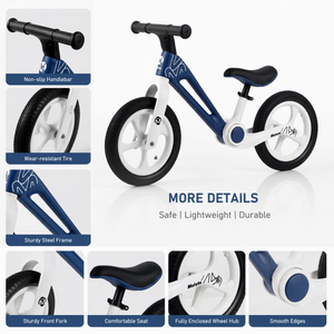 Bicicleta de Equilibrio Plegable de 12 Pulgadas con Marco de Fibra de Nailon, Nuevo Diseño, Alta Calidad, Precio Económico, Promoción al por Mayor para Niños Pequeños y Bebés - Product Image 5