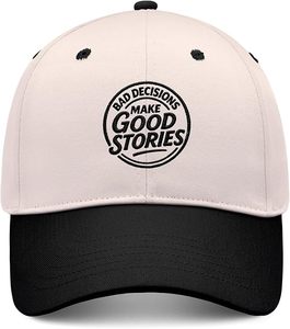 Gorra de Béisbol Bordada Ajustable, Gorra Snapback Divertida para Hombre y Mujer, Negra - Product Image 2