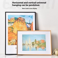 Cadre photo en alliage d'aluminium simplifié 4K8k affiche ouverte A4A3 puzzle affichage cadrage lumière luxe métal mural cadre photo