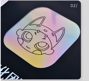 โล่รางวัลโลหะสะท้อนแสงสีรุ้ง พร้อมโลโก้แบบกำหนดเอง ใบรับรอง และประกาศนียบัตร  โล่รางวัลเปล่า เหมาะสำหรับการพิมพ์ UV - Product Image 6