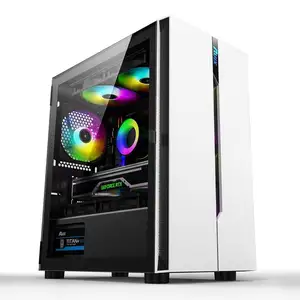 Super hot selling Gaming computer Int Gamer Desktop R16 Led RGB Fans PC Gaming Desktop Computer cpu I9-12900KF/12900K gpu 3090