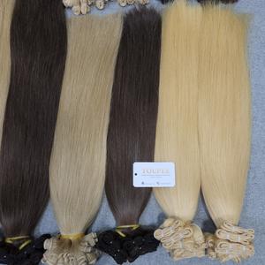 Cheveux bruts vente en gros vague droite couleur naturelle paquets de cheveux humains vierges vietnamiens extensions de trame - Product Image 4