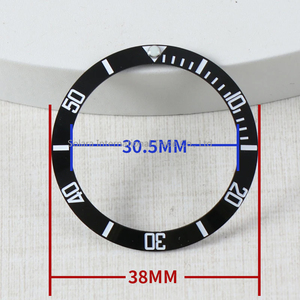 ขอบนาฬิกาขนาด 38 มม. วัสดุเซรามิก/อะลูมิเนียม สำหรับนาฬิกา Submariner <span class=keywords><strong>Seiko</strong></span> <span class=keywords><strong>Mods</strong></span> สำหรับ GMT Yacht-master NH35 อุปกรณ์เสริมนาฬิกา ตัวเรือน แหวนขอบตัวเรือน - Product Image 3