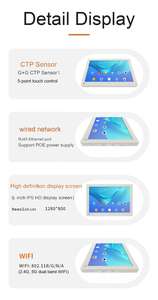 Tableta Android de 8 pulgadas, tableta de pared, POE pantalla inteligente, tableta con pantalla táctil, montaje en pared, RS485 RJ45, Panel frontal para el hogar inteligente - Product Image 5