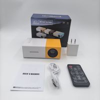 Projecteur à courte focale X323 Hy300 Pro Plus 720p avec Wifi 6 Android OS 150 Ansi, mini projecteur portable pour cinéma maison en extérieur