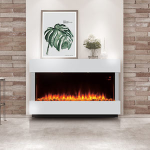 TV Wand kamin, wettbewerbs fähiger Preis Dekor Flammen kristalle elektrische Kamin heizung mit Kaminsims - Product Image 3