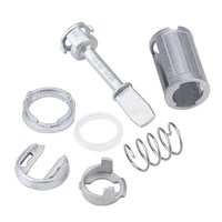 DOACT Kit de réparation du cylindre de serrure de porte en métal avant gauche droite 3B0 837 167/168 7pcs Set 2023 pour VW/Passat/Seat Toledo Leon